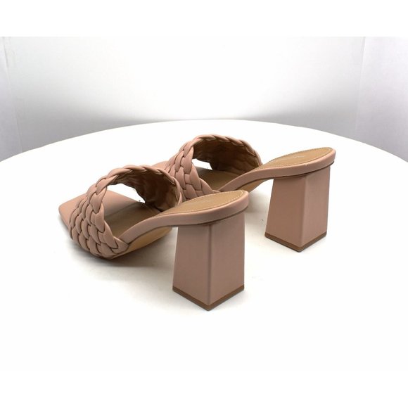 Madden Girl Golden-w Braided Block-Heel Mule Sandals - Picture 8 of 8